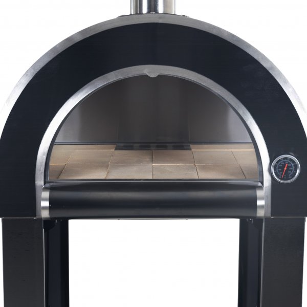 Vedfyrt pizzaovn for hjemmebruk | Milano Blackline