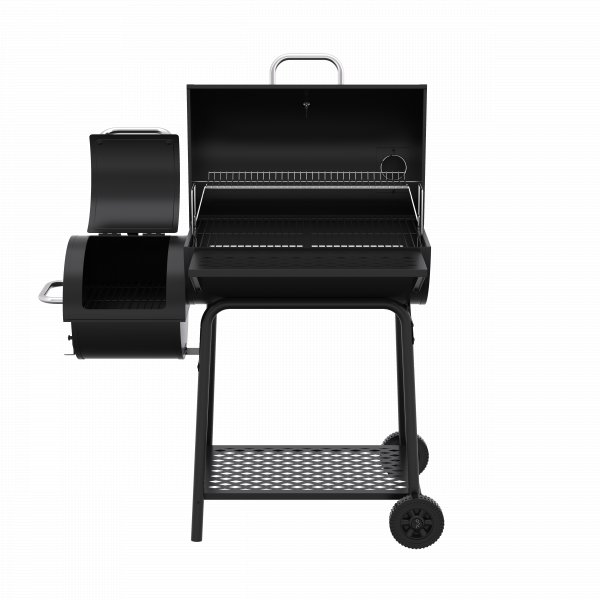 Kombinert kullgrill og r�yker med skorstein og sidekammer | 2026 Memphis