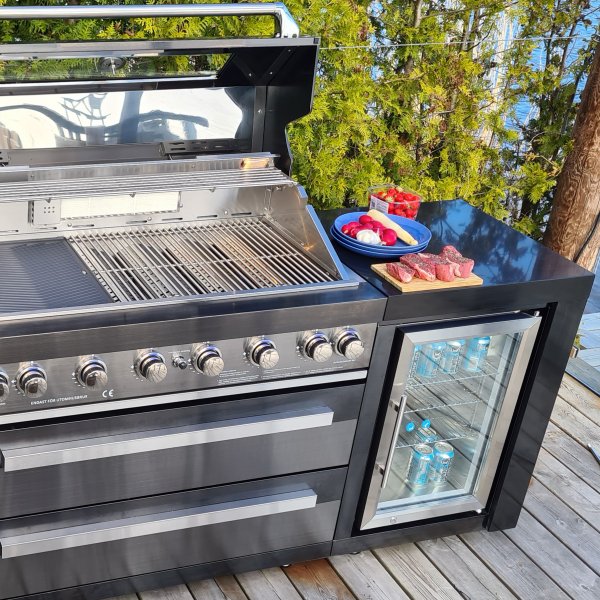 Stor luksuris gassgrill med varmluftfunksjon - Austin Blackline