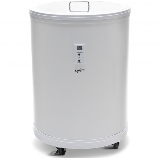 Party cooler 30L | Tystgende | Plass til 40 bokser | Hvit