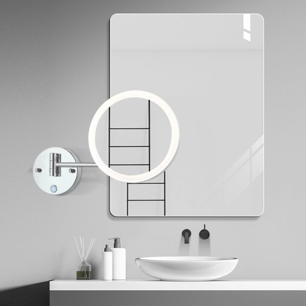 Sminkspeil på arm med LED-belysning - Millie Sminkspeil på arm med LED-belysning - Millie