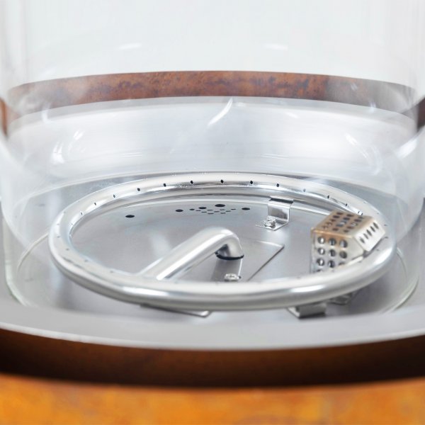 Gassdrevet bålpanne i cortenstål | For utendørs miljø | Dorotea Gassdrevet bålpanne i cortenstål | For utendørs miljø | Dorotea