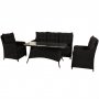 Sofagruppe utembler | Innebygd oppbevaring | Gr kunstrotting | Sanns