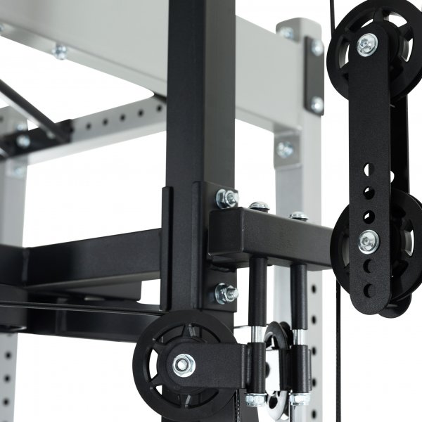 Vektstangstativ med treningsbenk