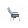 Loungesett i aluminium med recliner | Sofa | 2 stoler | Bord | Apelviken Loungesett i aluminium med recliner | Sofa | 2 stoler | Bord | Apelviken