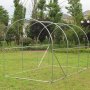 Tunneldrivhus 6m | Stlramme med PE plastdeksel