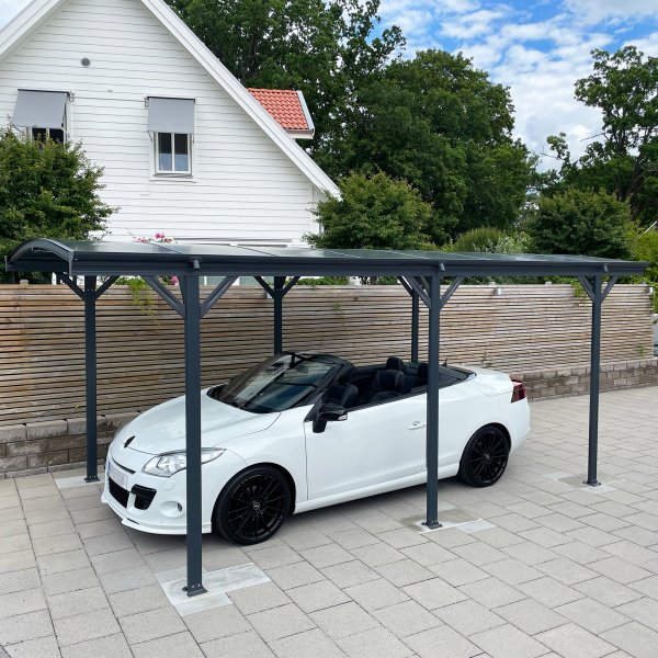 Carport 17,25m² | Ekstra høy | 8mm kanalplast Carport 17,25m² | Ekstra høy | 8mm kanalplast