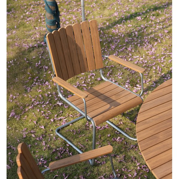 Rund hagemøbelgruppe utendørs | 6 stoler | Metallstoler | Ø135 cm | Glänta Rund hagemøbelgruppe utendørs | 6 stoler | Metallstoler | Ø135 cm | Glänta