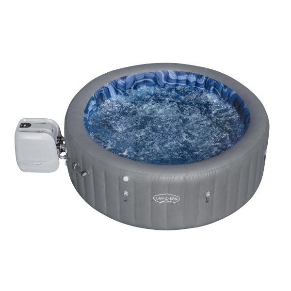 Oppbl�sbart spabad 7 personer | 216 � 80 cm | Lay-Z-Spa Santorini Smart HydroJet Pro | Bestway 6001T
