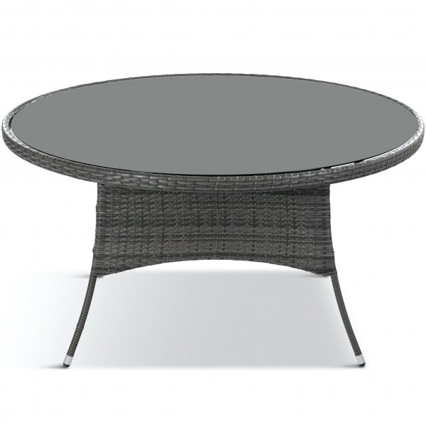 Rund utendørs spisegruppe | 6 stoler | Grå | Lyfco Tylösand Rund utendørs spisegruppe | 6 stoler | Grå | Lyfco Tylösand