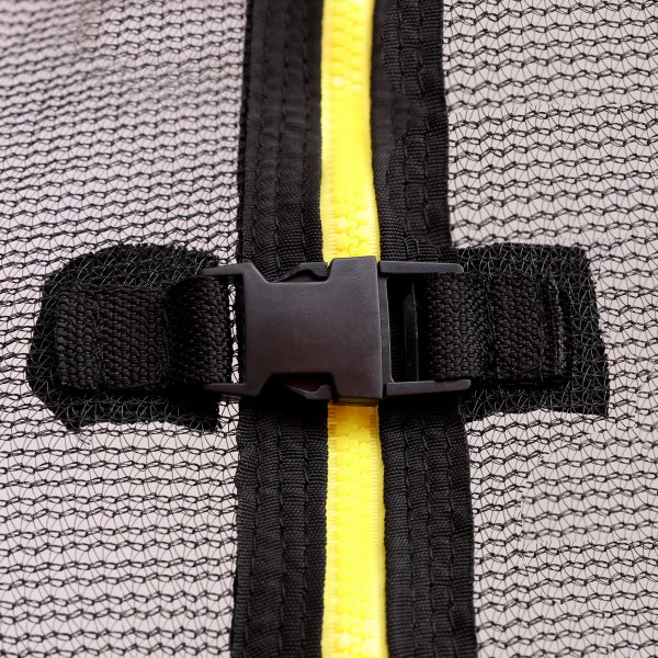 Rektangul�r trampoline 5,18 � 3,05 m | Pro modell med sikkerhetsnett | Svart