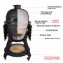 21\\\" Pro Kamado | Premium keramisk grill med topp- og bunnventil | Air Hinge og HDPE-sidebord
