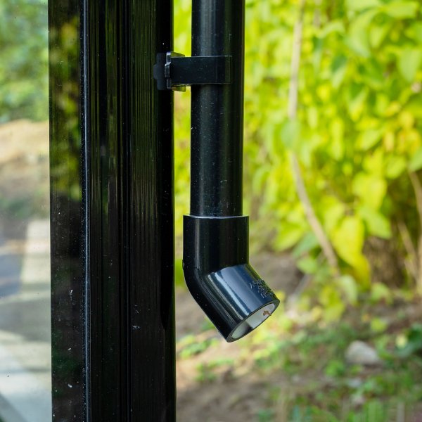 T-formet drivhus i glass 12,8m² | 4mm sikkerhetsglass | 5 års stormgaranti T-formet drivhus i glass 12,8m² | 4mm sikkerhetsglass | 5 års stormgaranti