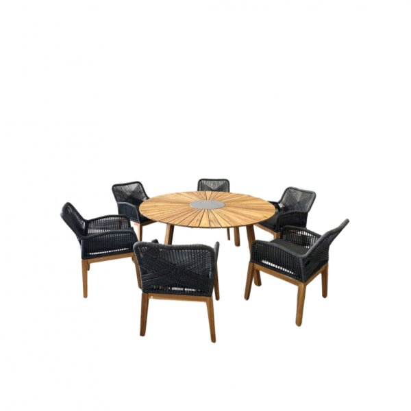 Spisegruppe utemøbler | 6 sitteplasser | Akasietre | Lyfco Florida Spisegruppe utemøbler | 6 sitteplasser | Akasietre | Lyfco Florida