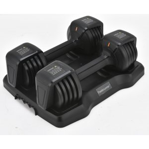 Justerbare hantler 2 x 5,6 kg | Flere vektinnstillinger | Trekkrunner