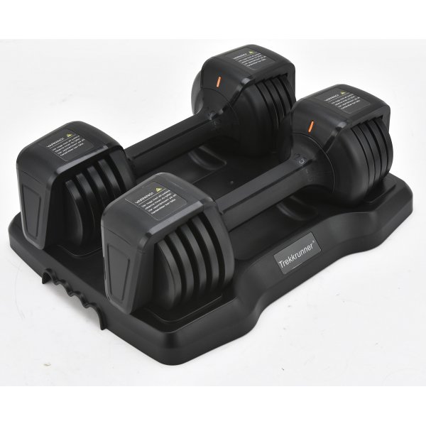 Justerbare hantler 2 x 5,6 kg | Flere vektinnstillinger | Trekkrunner