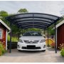 Carport 17m� | Aluminiumramme med kanalplasttak | Holdbar design