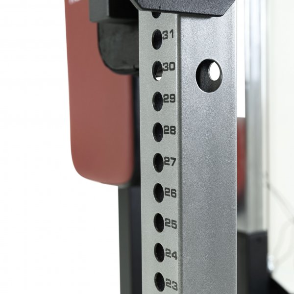 Vektstangstativ med treningsbenk