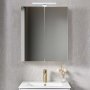 Speilskap 60x70cm | LED-belysning og doble speil