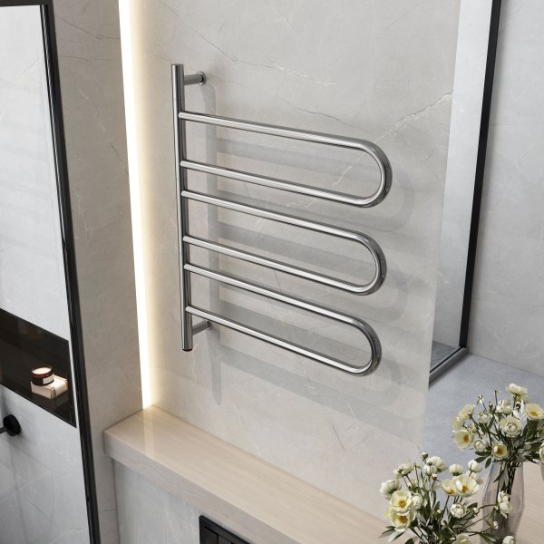 Elektrisk håndklestang | Svingbare armer | Rustfritt stål | OH-008 Elektrisk håndklestang | Svingbare armer | Rustfritt stål | OH-008