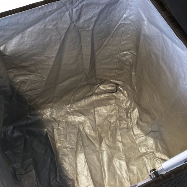 Loungegrupp Lyfco Djursvik med dubbel inbyggd f�rvaring | Svart konstrotting