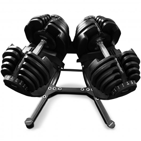 Justerbar hantel 39 kg | 17 vektinnstillinger | Trekkrunner