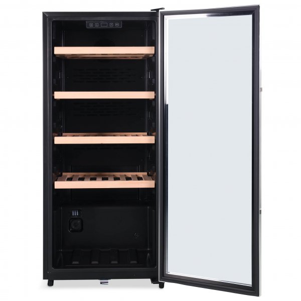 Frittstende vinkjler 102 flasker | 55 cm bred | Stillegende lping