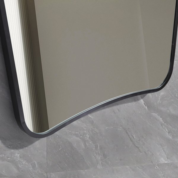 Speil med avrundede former - TIFFANY BLACK Speil med avrundede former - TIFFANY BLACK