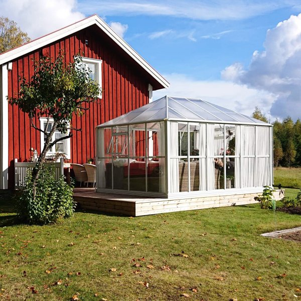 Lysthus 13m² | Stort premium drivhus | 5 års stormgaranti Lysthus 13m² | Stort premium drivhus | 5 års stormgaranti