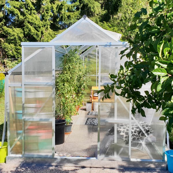 Drivhus 12,4m | Hy dyrkingshyde | 6mm kanal plast