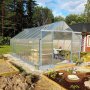 Drivhus 18m² | Utvidet dyrkingshøyde | Premium | 6mm kanal plast