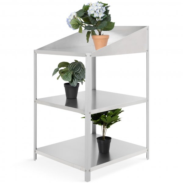 Drivhushylle med tre nivåer - Aluminium Drivhushylle med tre nivåer - Aluminium