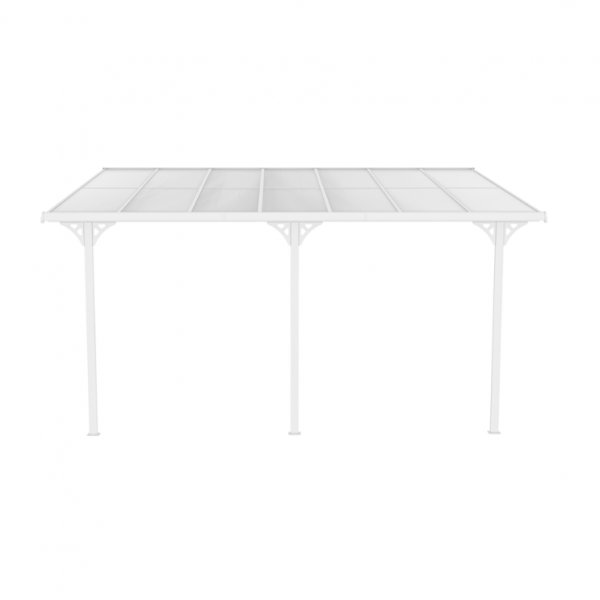 Balkongtak 4,35x3 m | Kanalplast / Aluminium | Ekstra høy | Hvit Balkongtak 4,35x3 m | Kanalplast / Aluminium | Ekstra høy | Hvit