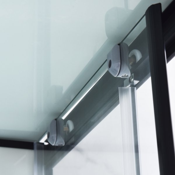 Moderne dusjkabinett med flere spraymoduser | Svart Moderne dusjkabinett med flere spraymoduser | Svart