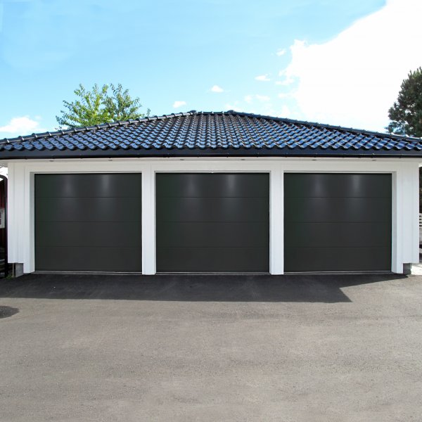 Garasjeport Skyvedr med fjernkontroll | 2,4m bred