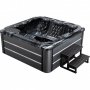 Spabad - Vivid Dreams WiFi - 5-6 personer | Svart utgave | Lyfco