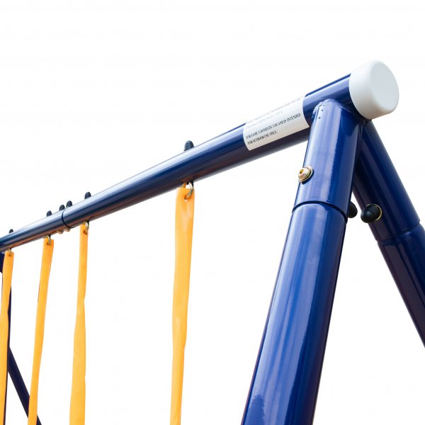 Utendørs lekehuske for barn | 1 dobbel huske + 2 enkle husker Utendørs lekehuske for barn | 1 dobbel huske + 2 enkle husker