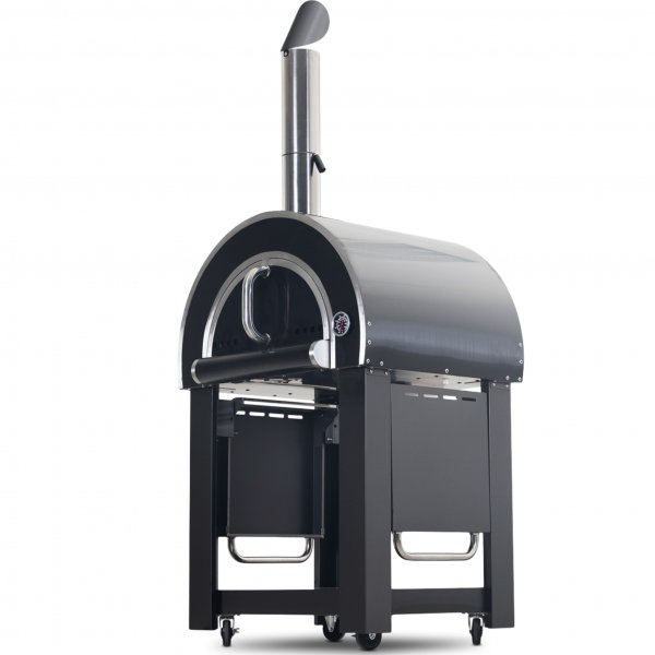 Vedfyrt pizzaovn for hjemmebruk | Milano Blackline