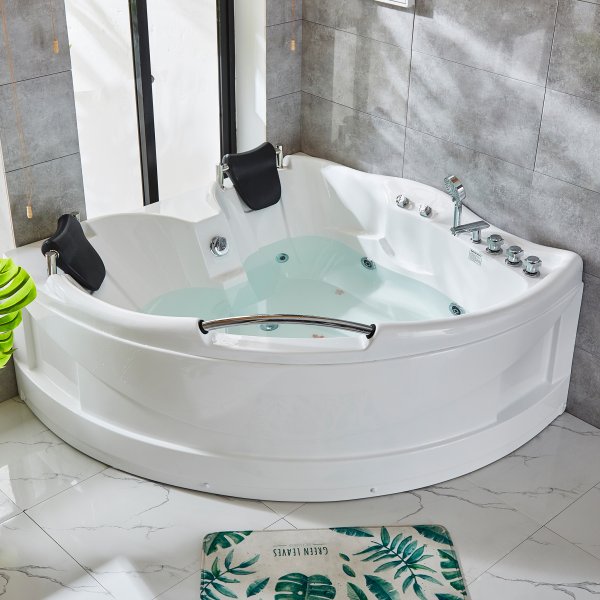 Boblebadekar for 2 personer 150x150 cm | H�ykvalitetsakryl | BK-005