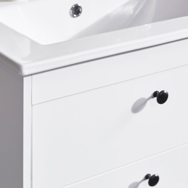 Kommode 60cm | LED speil med dimmer | Mikser inkludert Kommode 60cm | LED speil med dimmer | Mikser inkludert