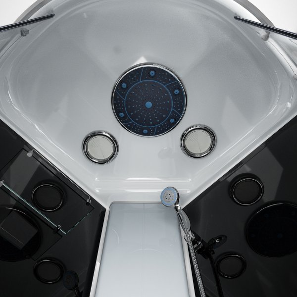 Luksuriøs komplett dusjkabinett | Ryggmassasje og badekar Luksuriøs komplett dusjkabinett | Ryggmassasje og badekar