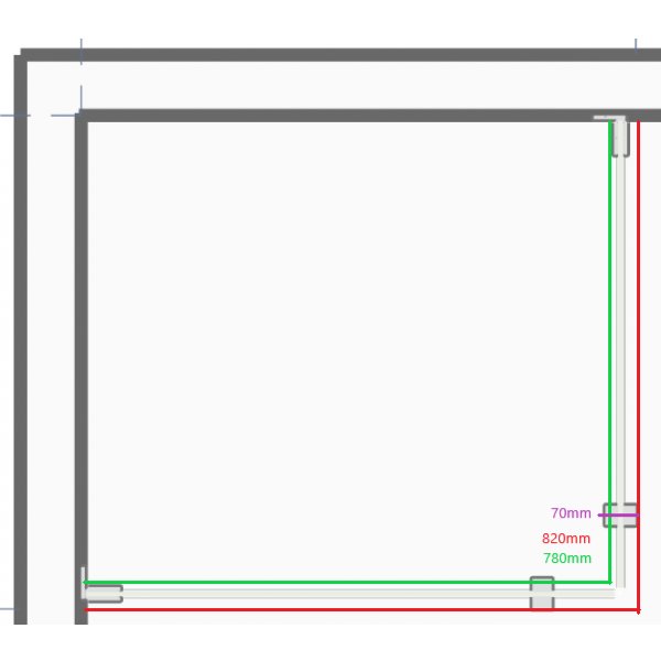 Dusjhjørne | Svart sikkerhetsglass | Vanessa Dusjhjørne | Svart sikkerhetsglass | Vanessa