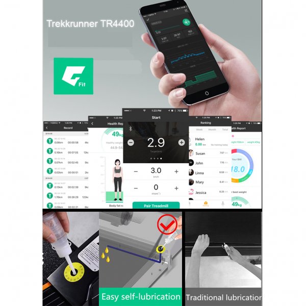Tredem�lle 3 hk | Android/iOS treningsapp | Trekkrunner TR4400