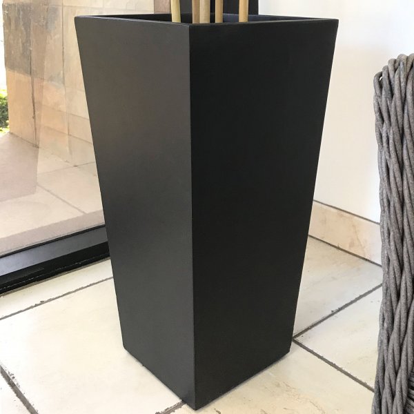 Hy fiberarmert gryte for utendrs bruk - Granitt/sort