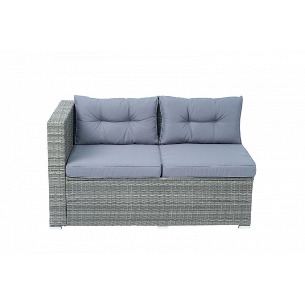 Sofagruppe med puteforvaring | Hj�rnesofa | Bord | Gr� | Lilla Djursvik