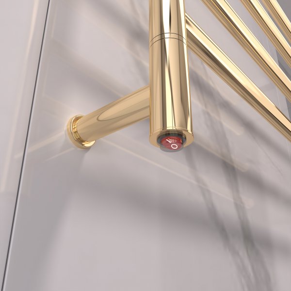 Stor elektrisk håndklestang 63x55x12,5cm | 9007 | Gull Stor elektrisk håndklestang 63x55x12,5cm | 9007 | Gull