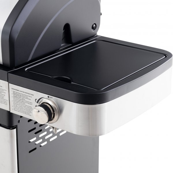 Gasgrill 14,5 kW - 4 rustfrie brennere + 1 sidebrenner - St. Louis Gasgrill 14,5 kW - 4 rustfrie brennere + 1 sidebrenner - St. Louis