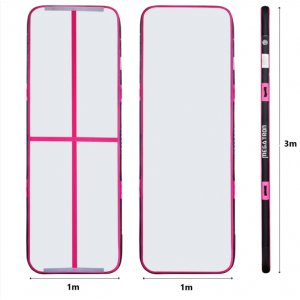 AirTrack | Air Volt Track | Enkel montering og oppbevaring | 3x1m | Rosa