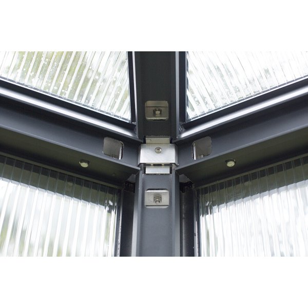 Orangeri/ Lysthus 10m | Sekskantet drivhus | Sikkerhetsglass