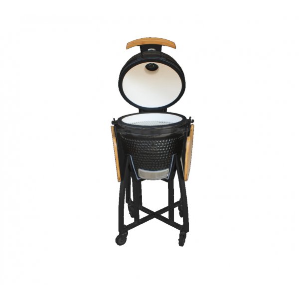 Kamado-grill | Keramisk grill BBQ | �45 cm | Svart